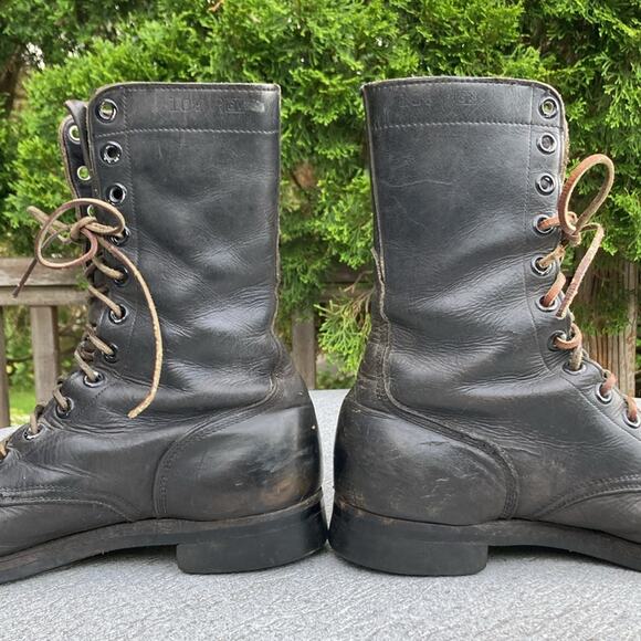 10.5R Vintage 50s Army Combat Lace Up Boots Cap Toe main image 12